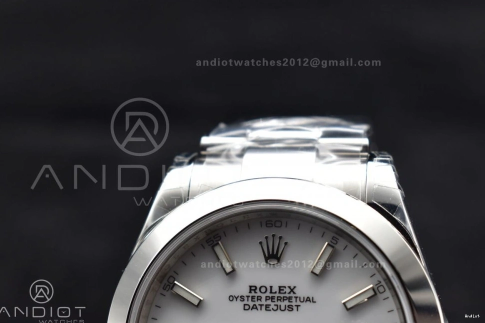 SS DateJust 126330 VS3235 904L 41 on Oyster Best Edition White 1:1 Dial Bracelet VSF 0413
